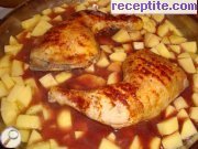 снимка 1 към рецепта Пилешки бутчета с картофи