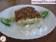 снимка 1 към рецепта Огретен с праз и мариновани краставички