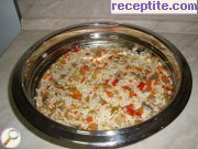 снимка 2 към рецепта Ориз басмати със зеленчуци и яйца