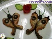 снимка 1 към рецепта Пържена едра риба (паламуд, скумрия)