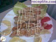 снимка 1 към рецепта Пилешки филенца със сусам