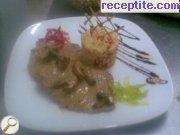 снимка 1 към рецепта Свински карета с гъбен сос а ла Торо