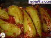 снимка 4 към рецепта Пълнени чушки с яйца и сирене в доматен сос