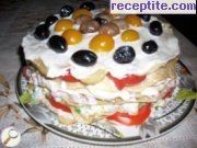 снимка 1 към рецепта Палачинкова торта Жени