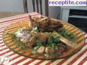 снимка 1 към рецепта Заек с пикантен сос и зеленчуци
