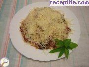 снимка 2 към рецепта Спагети с кайма и маслини