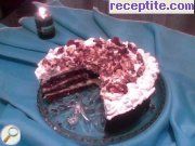 Шоколадова торта с крокан - II вид