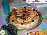 снимка 2 към рецепта Плодова торта Фантазия