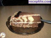 снимка 3 към рецепта Домашна торта Зебра