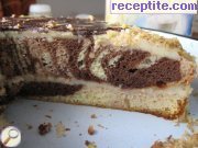 снимка 7 към рецепта Домашна торта Зебра