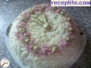 снимка 3 към рецепта Солена палачинкова торта