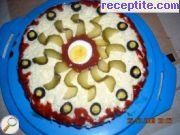 снимка 5 към рецепта Солена палачинкова торта