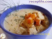 снимка 1 към рецепта Бяла супа от тиквички