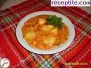снимка 1 към рецепта Яхния от картофи и праз