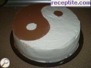 снимка 4 към рецепта Шоколадово-сметанова торта Доброто и Злото