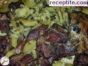 снимка 2 към рецепта Ангешко бутче с картофи