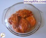 снимка 3 към рецепта Печени мариновани пилешки бутчета