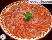 снимка 2 към рецепта Салата с домати и италиански салам