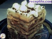 снимка 5 към рецепта Бисквитена торта с крем нишесте