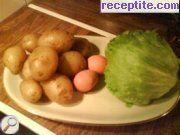 снимка 1 към рецепта Картофена салата с квасена сметана
