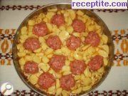 снимка 2 към рецепта Кюфтенца с картофи на фурна