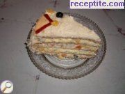 снимка 2 към рецепта Палачинкова торта Ванеса