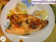 снимка 3 към рецепта Маслена риба с маслини и праз