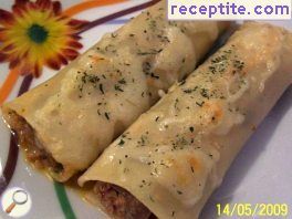 Канелони с месо и гъби Канелони с месо и гъби