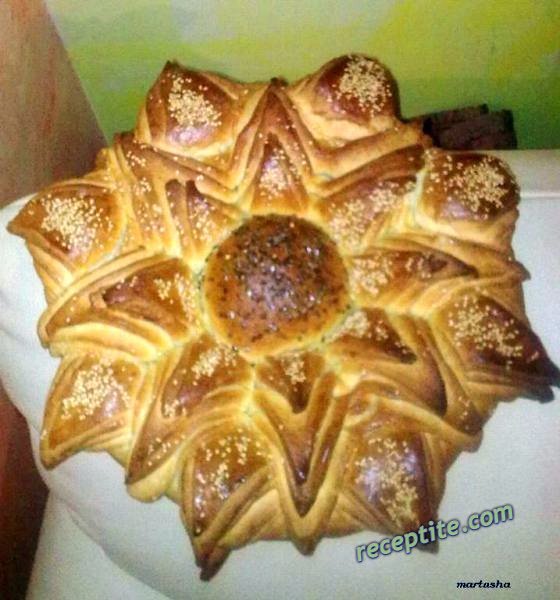 Снимки към Празнична питка Цвете