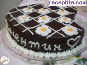 снимка 2 към рецепта Торта Св. Валентин - III вид