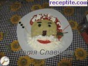 снимка 2 към рецепта Дядо Коледа от картофено пюре