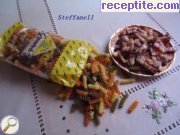 снимка 1 към рецепта Трицветни макарони на фурна