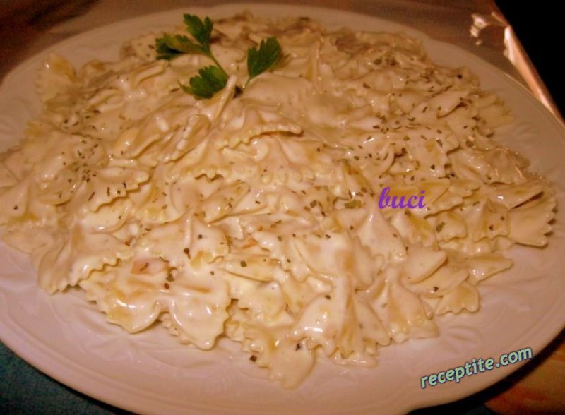 Снимки към Фарфале в сос от сирена