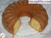 снимка 3 към рецепта Двуцветен портокалов кекс