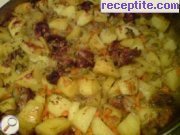 снимка 1 към рецепта Пилешки дробчета с картофи на фурна