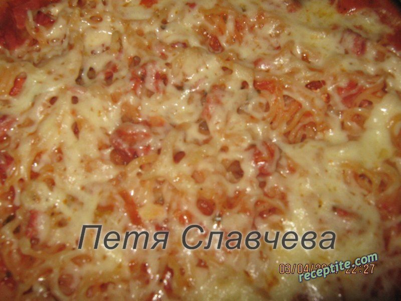 Снимки към Спагети на фурна