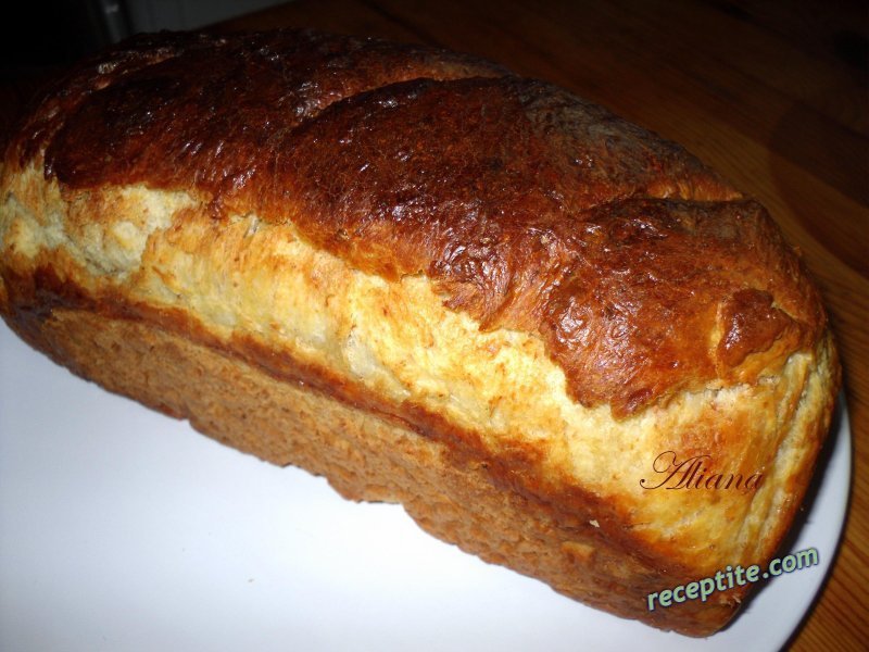 Снимки към Млечен бял хляб (Franskbroed med maelk)