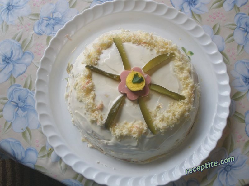 Снимки към Солена палачинкова торта