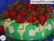 снимка 31 към рецепта Ягодова торта с ванилово-сметанов крем