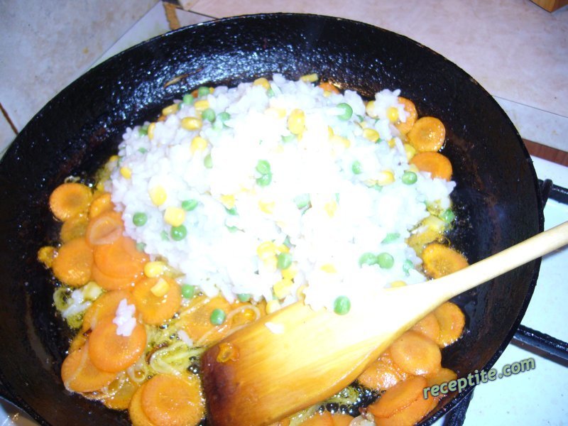 Снимки към Ориз със зеленчуци - III вид