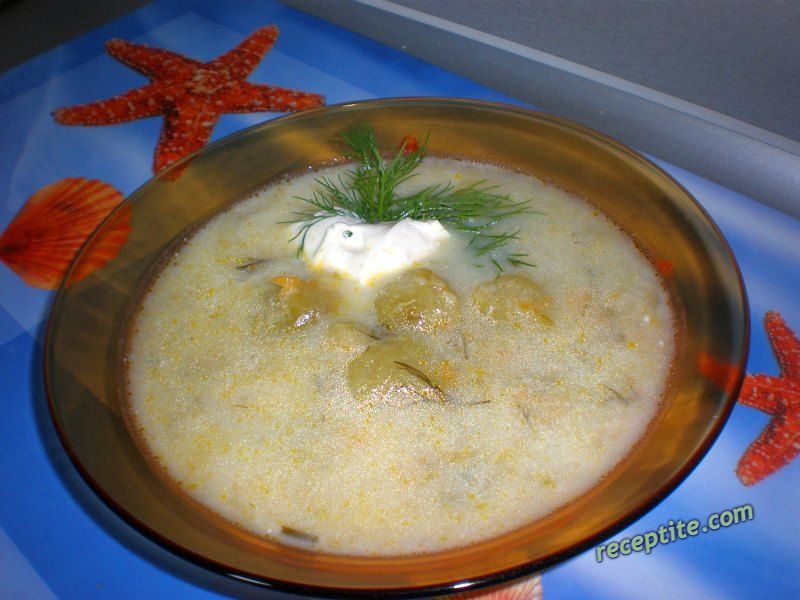 Снимки към Крем-супа от тиквички