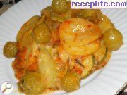 снимка 7 към рецепта Плакия от тиквички (картофи) и корени за супа