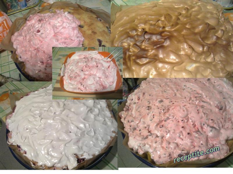 Снимки към Кейк с френско грозде с целувчена глазура