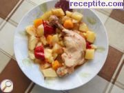 снимка 1 към рецепта Яхния с пиле по гръцки