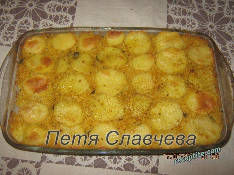 Снимки към Мусака от картофи и ориз