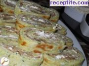 снимка 15 към рецепта Руло от тиквички и патладжани