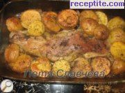 снимка 4 към рецепта Ангешко бутче с картофи