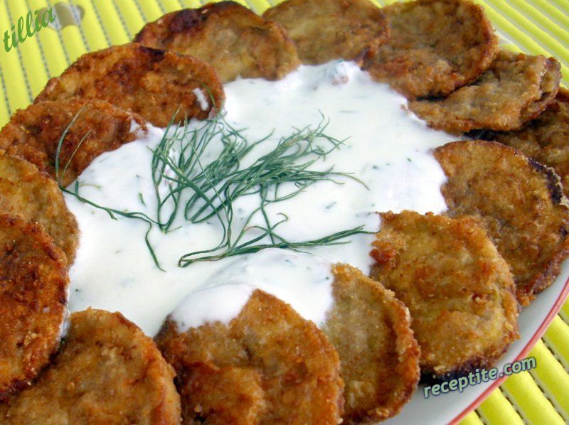 Снимки към Патладжани с кисело мляко