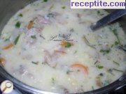 снимка 3 към рецепта Пилешка млечна супа