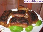 снимка 2 към рецепта Бирено-медени свински ребърца на фурна